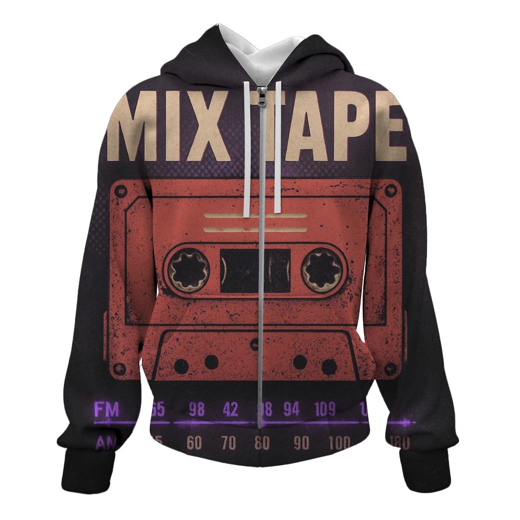 Cassette Night Radio Poster designer hoodies