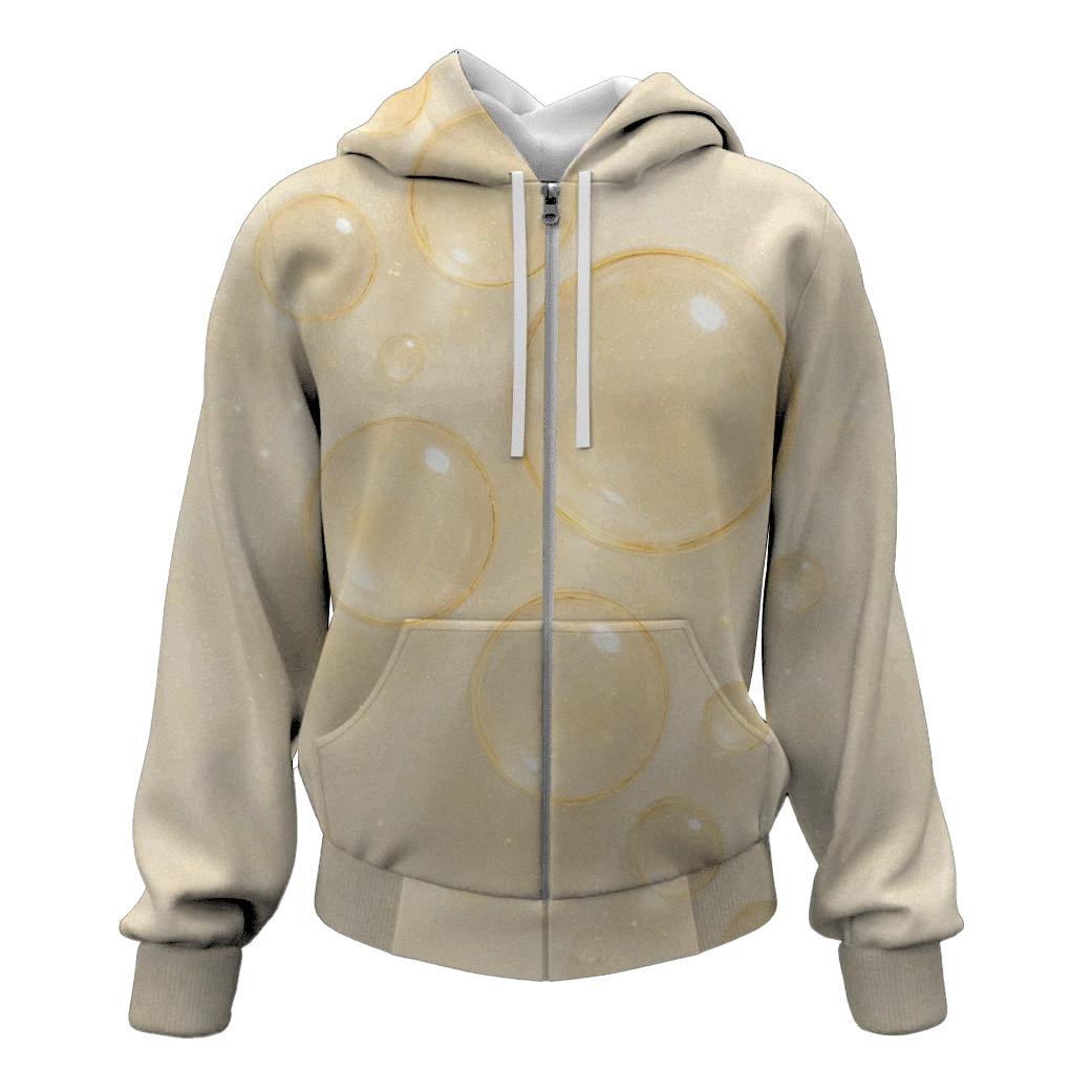 Champagne Bubble Cascade pullover hoodies