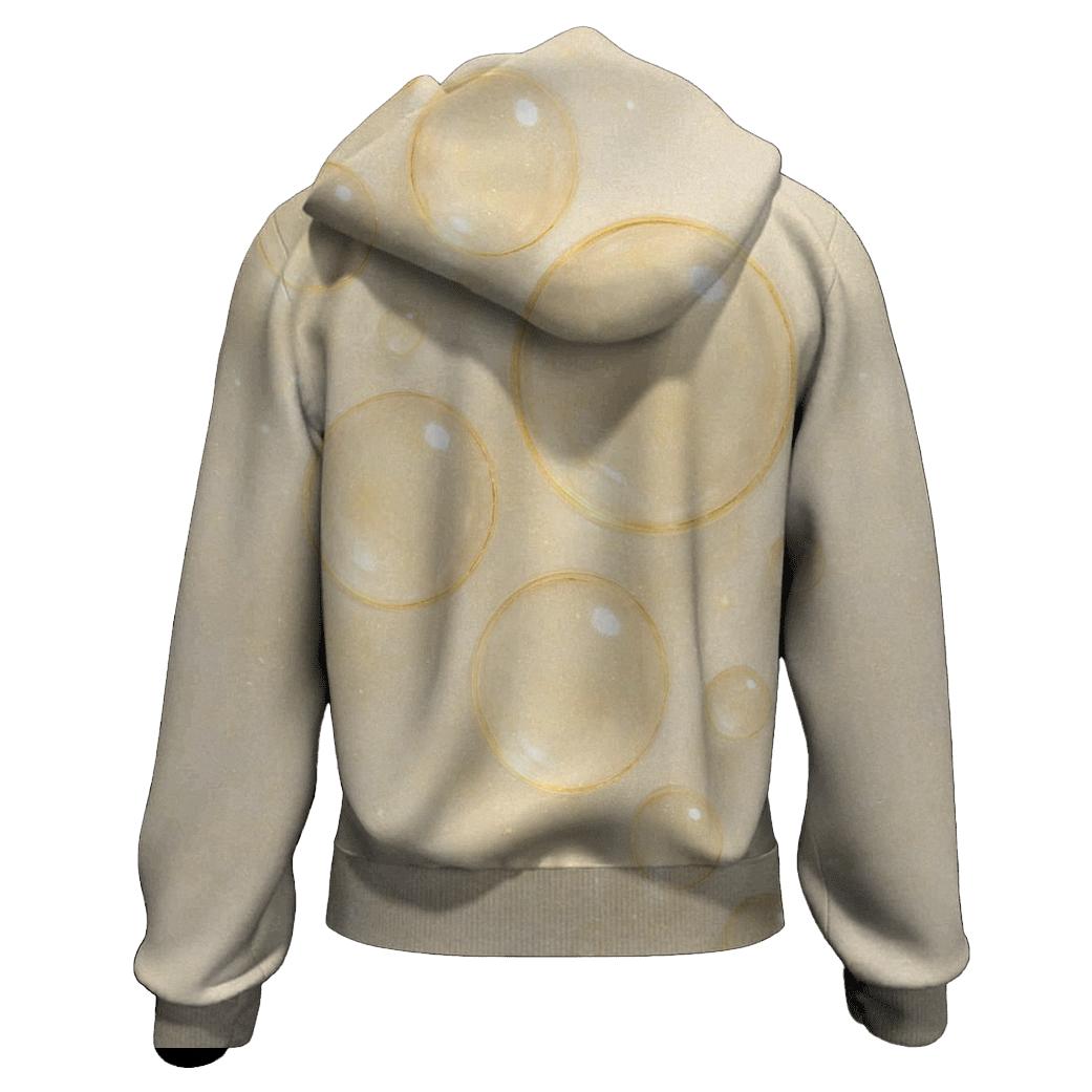 Champagne Bubble Cascade pullover hoodies