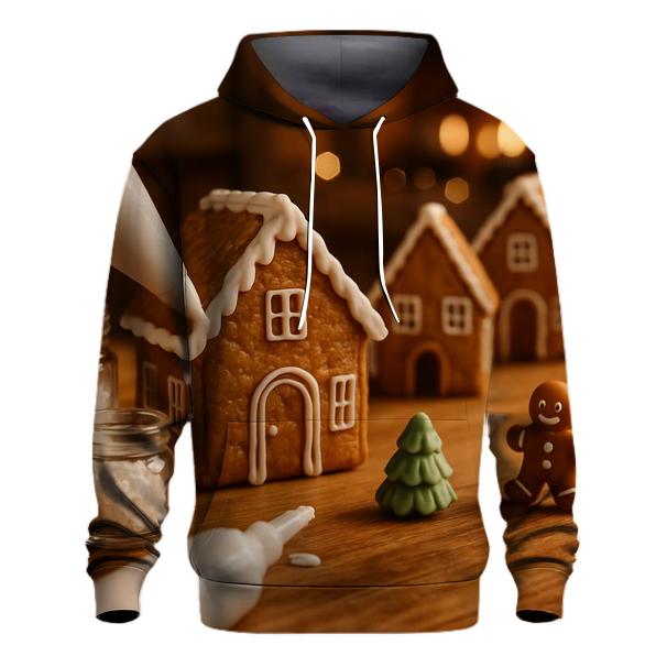 Gingerbread Workshop Glow printed hoodies