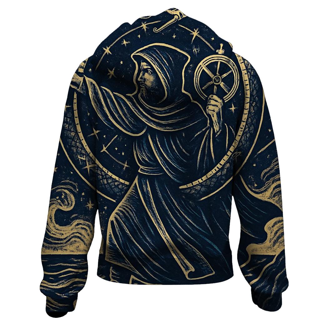 Celestial Ouroboros Navigator hoodies fashion