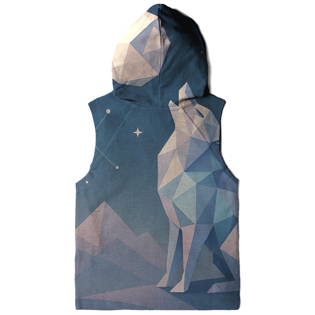 Lunar Origami embroidered hoodies