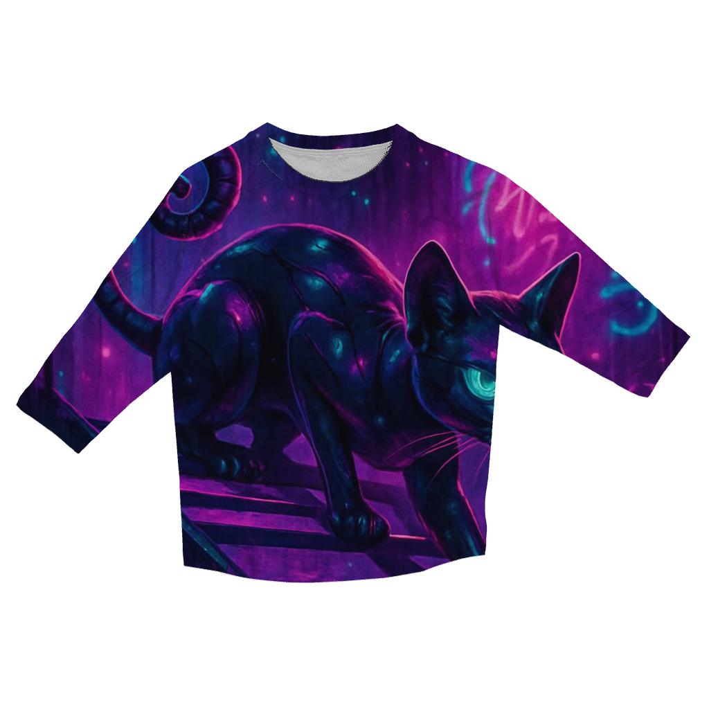 Neon Alley Night Prowler cotton quarter sleeve shirts