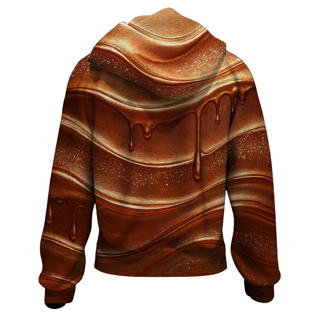 Copper Ripple Luster pullover hoodies
