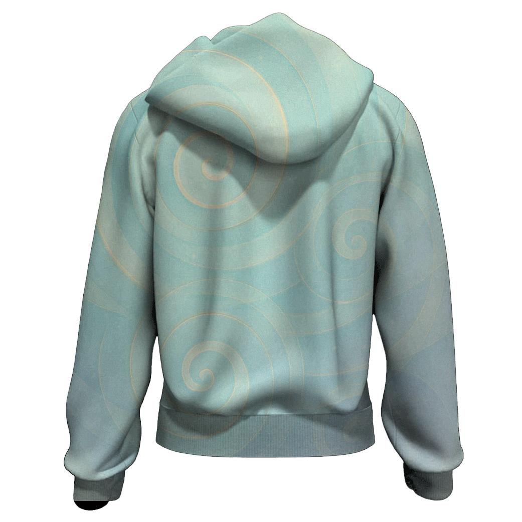 Breath Of Light Spirals printed hoodies