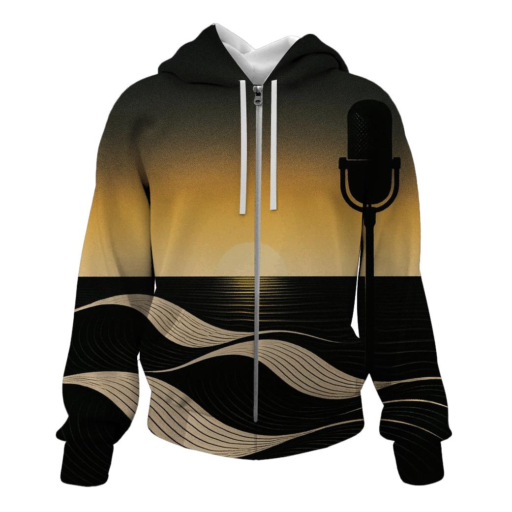 Vinyl Wave Horizon pullover hoodies