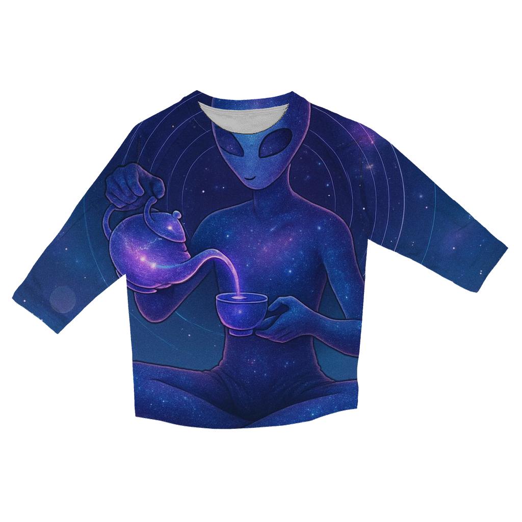 Celestial Tea Ceremony personalized 3/4 sleeve tees