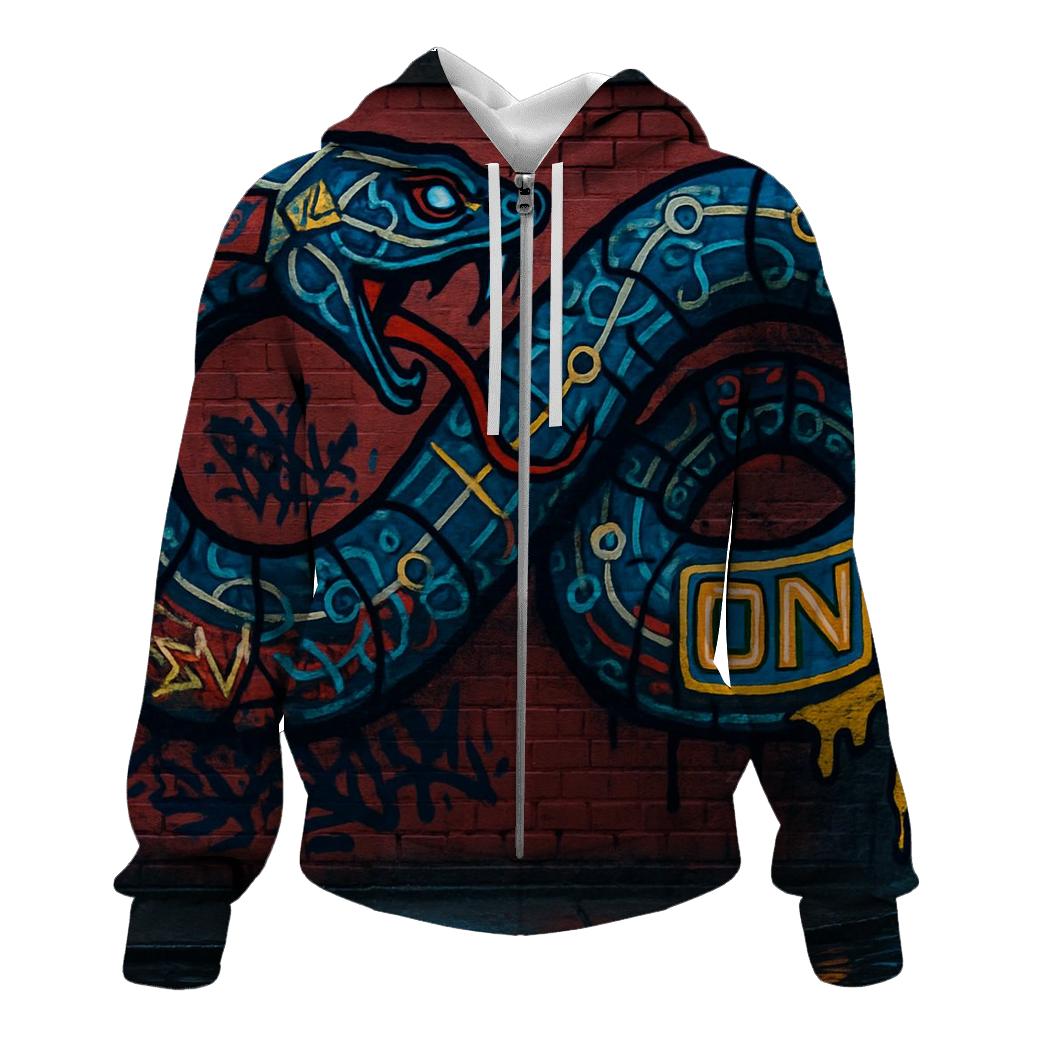 Urban Alley Ouroboros Graffito hoodies fashion