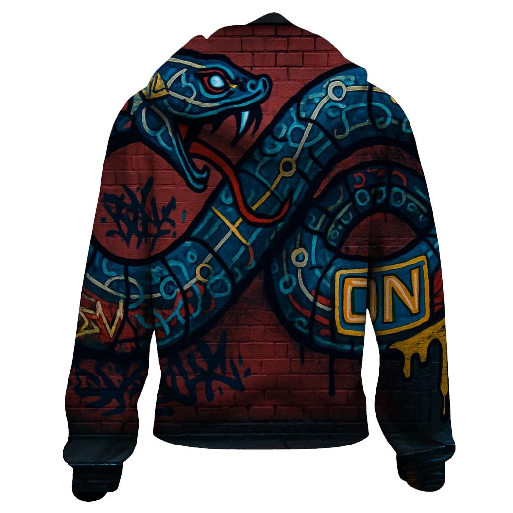 Urban Alley Ouroboros Graffito hoodies fashion