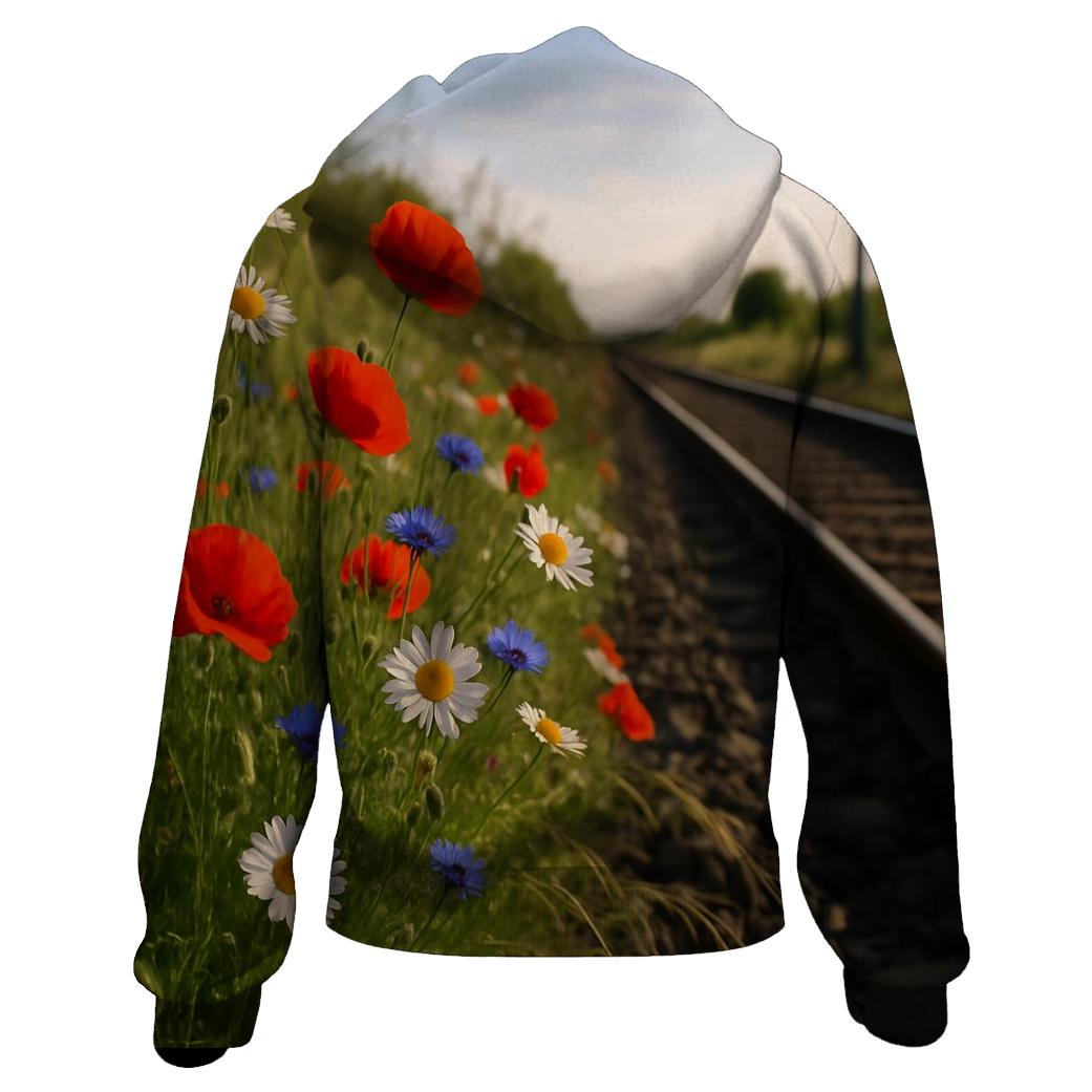 Railway Wildflower Verge hoodies fashion