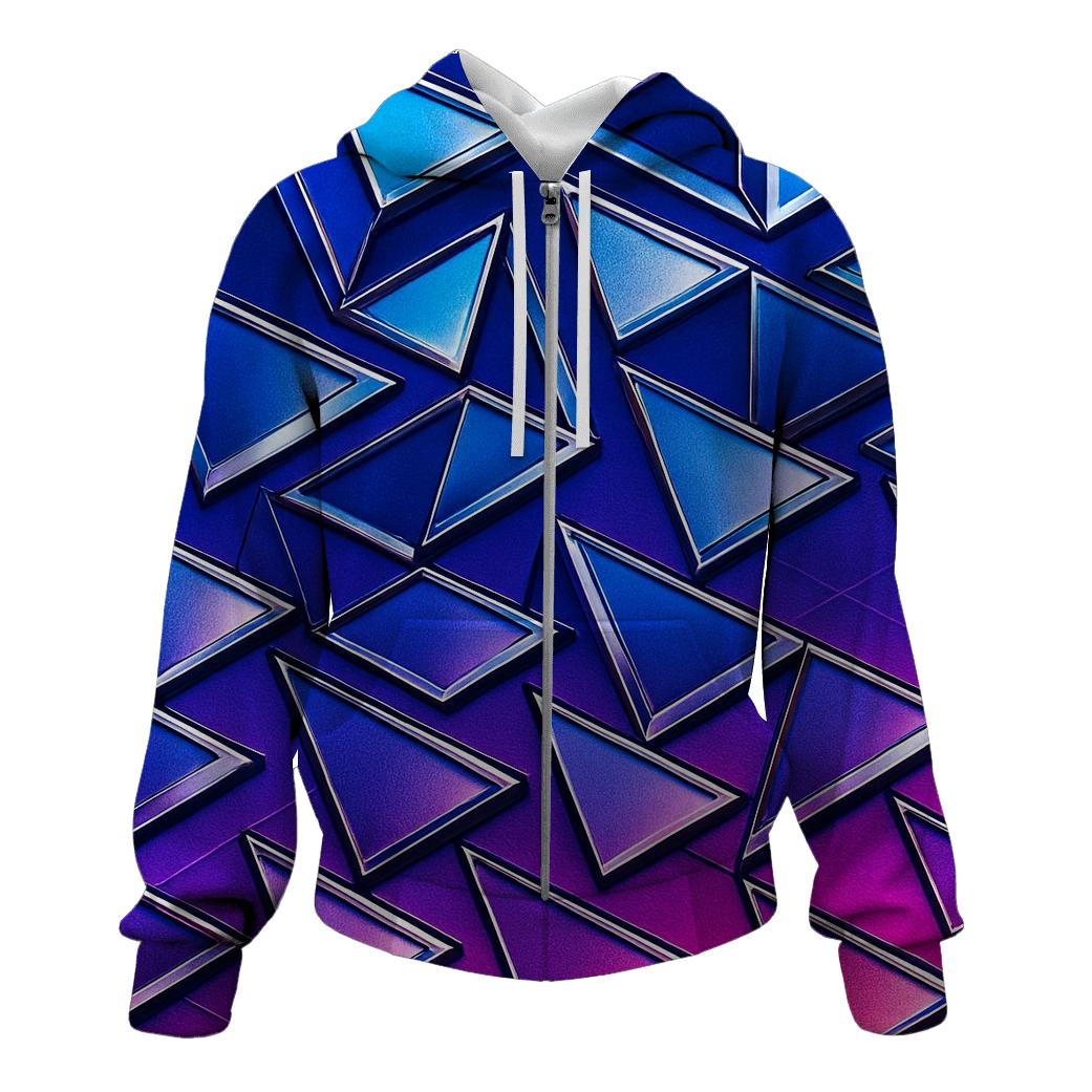 Chrome Mirage Triangles pullover hoodies