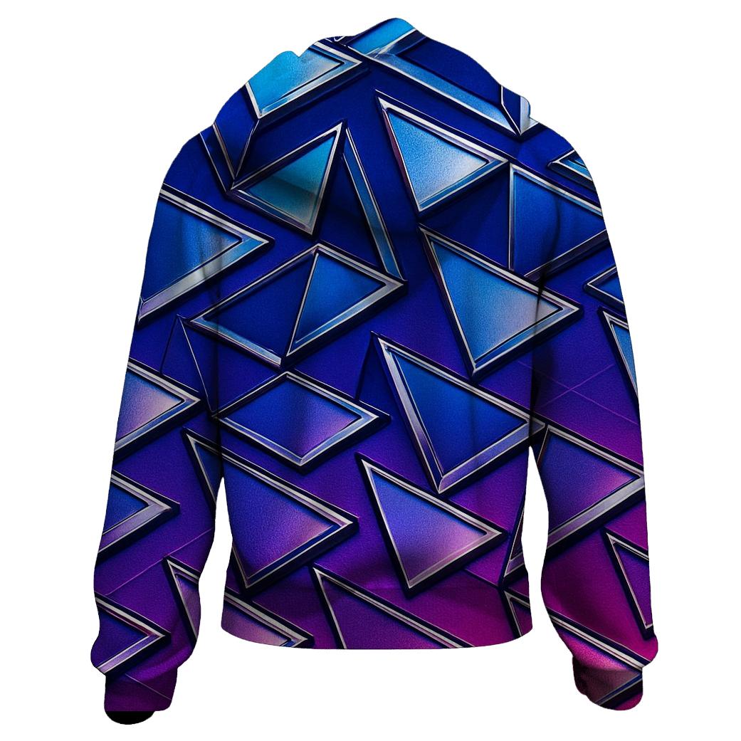 Chrome Mirage Triangles pullover hoodies