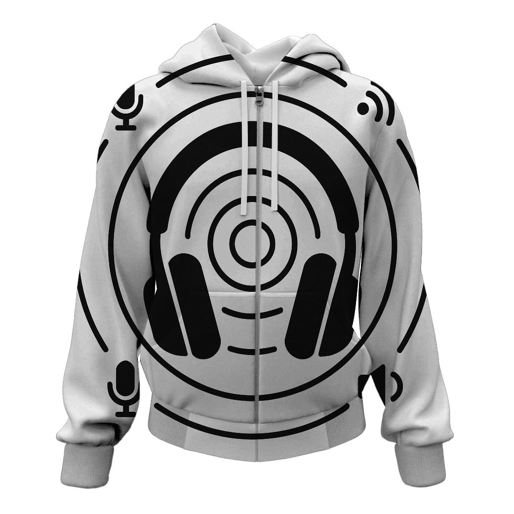 Headphone Orbit Diagram hoodie designs