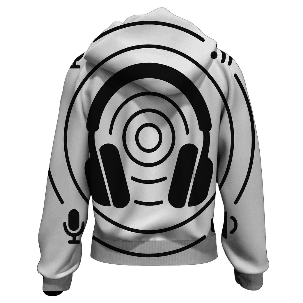 Headphone Orbit Diagram hoodie designs