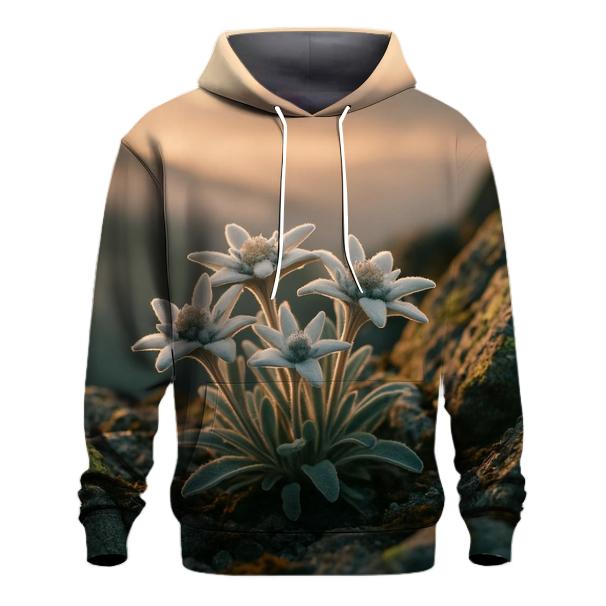 Alpine Edelweiss Ridge Morning hoodie designs