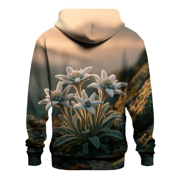 Alpine Edelweiss Ridge Morning hoodie designs