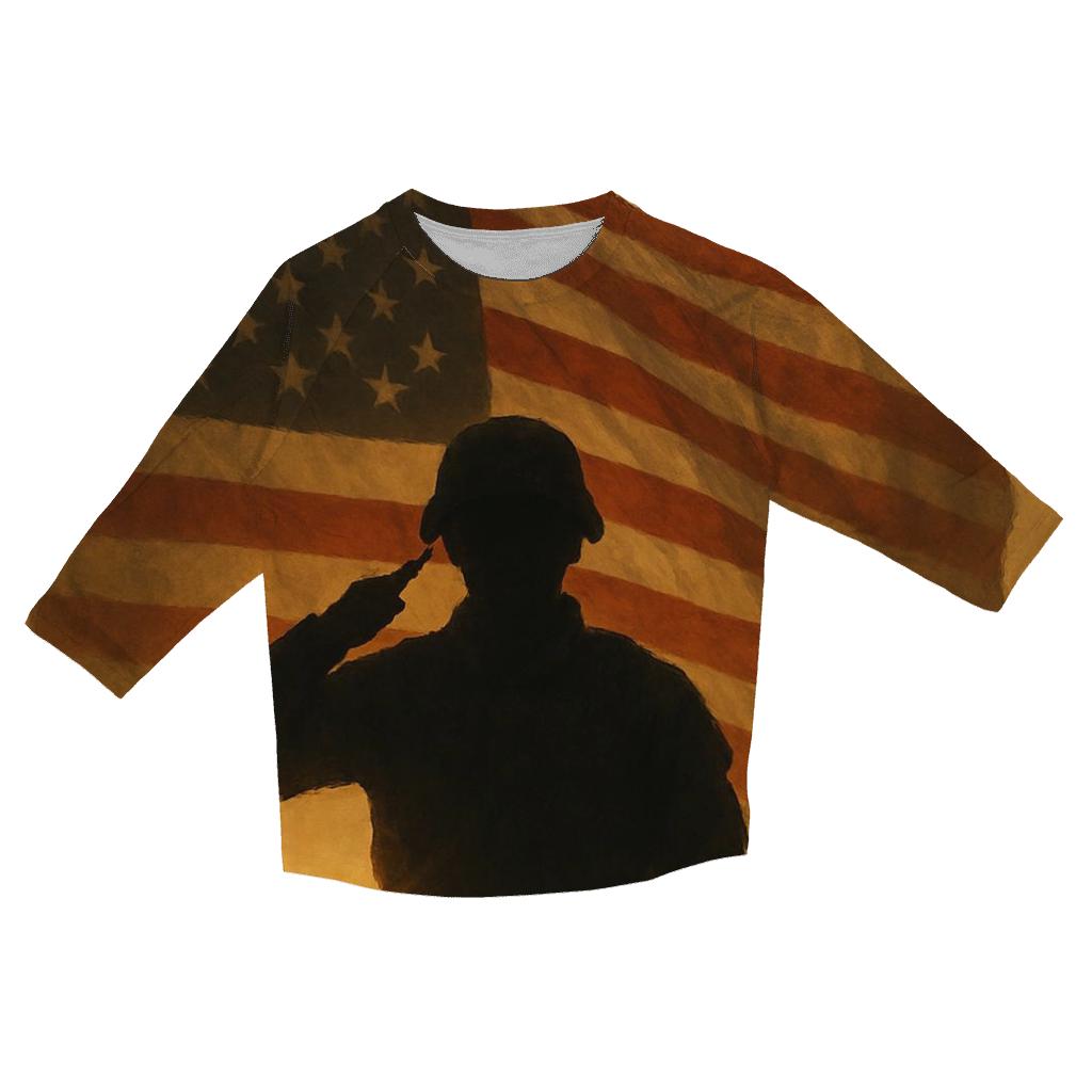 Dawn Salute On The Horn stylish quarter sleeve tops