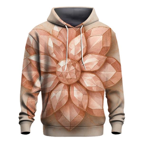 Rose Gold Facet Garden custom hoodies