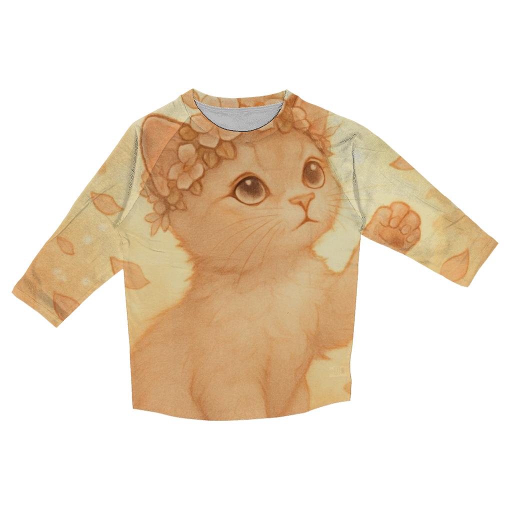 Blossom Crown Dreamer fashion 3/4 sleeve shirts