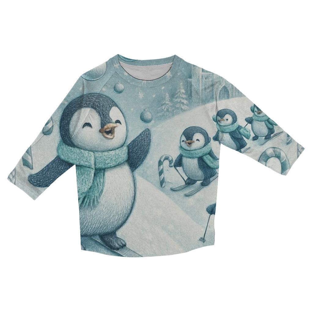 Penguin Ski Patrol Parade personalized 3/4 sleeve tees