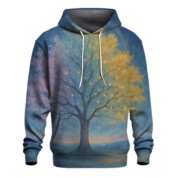 Celestial Tree Of Seasons printed hoodies