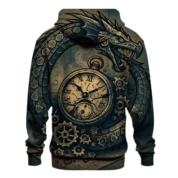 Clockwork Ouroboros Sentinel graphic hoodies
