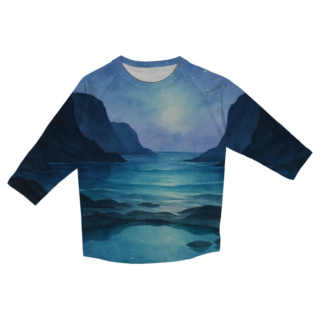 Teal Cove Reverie trendy 3/4 sleeve tops