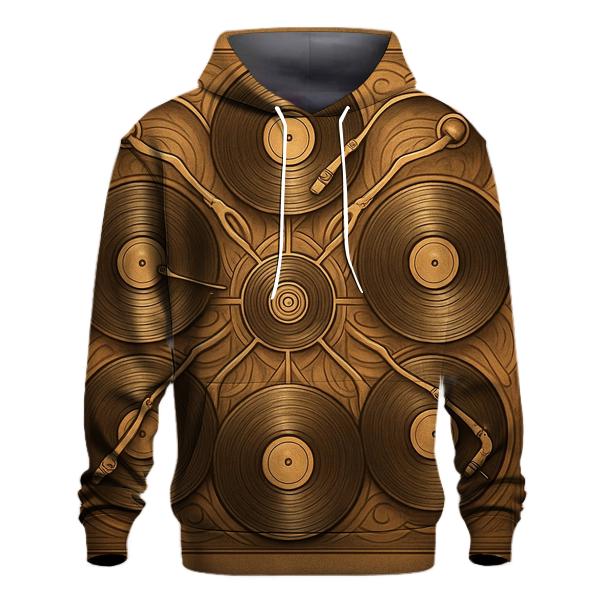 Turntable Spiral Mandala hoodie styles