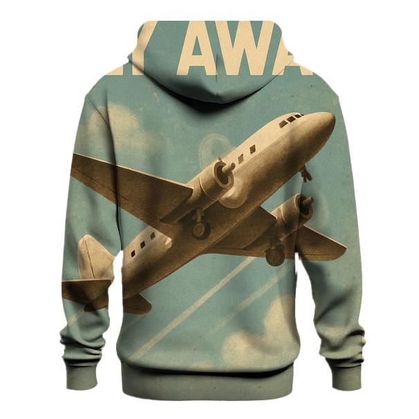 Vintage Airline Travel Poster custom hoodies