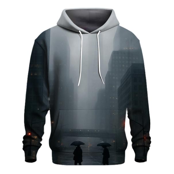 Fog Rolling Through Lower Manhattan custom hoodies