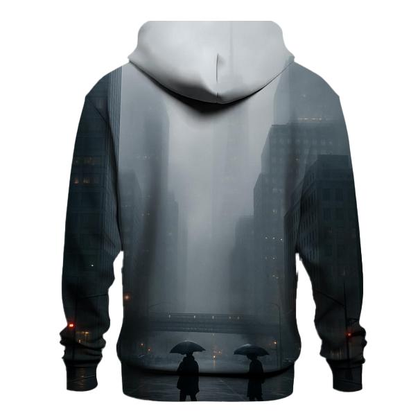 Fog Rolling Through Lower Manhattan custom hoodies