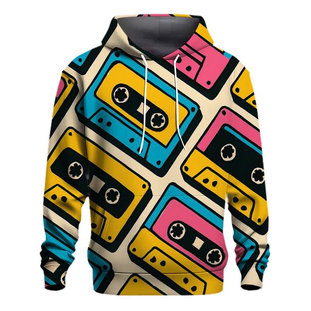 Cassette Tape Collage designer hoodies