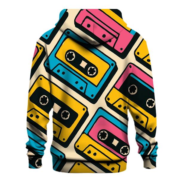 Cassette Tape Collage designer hoodies