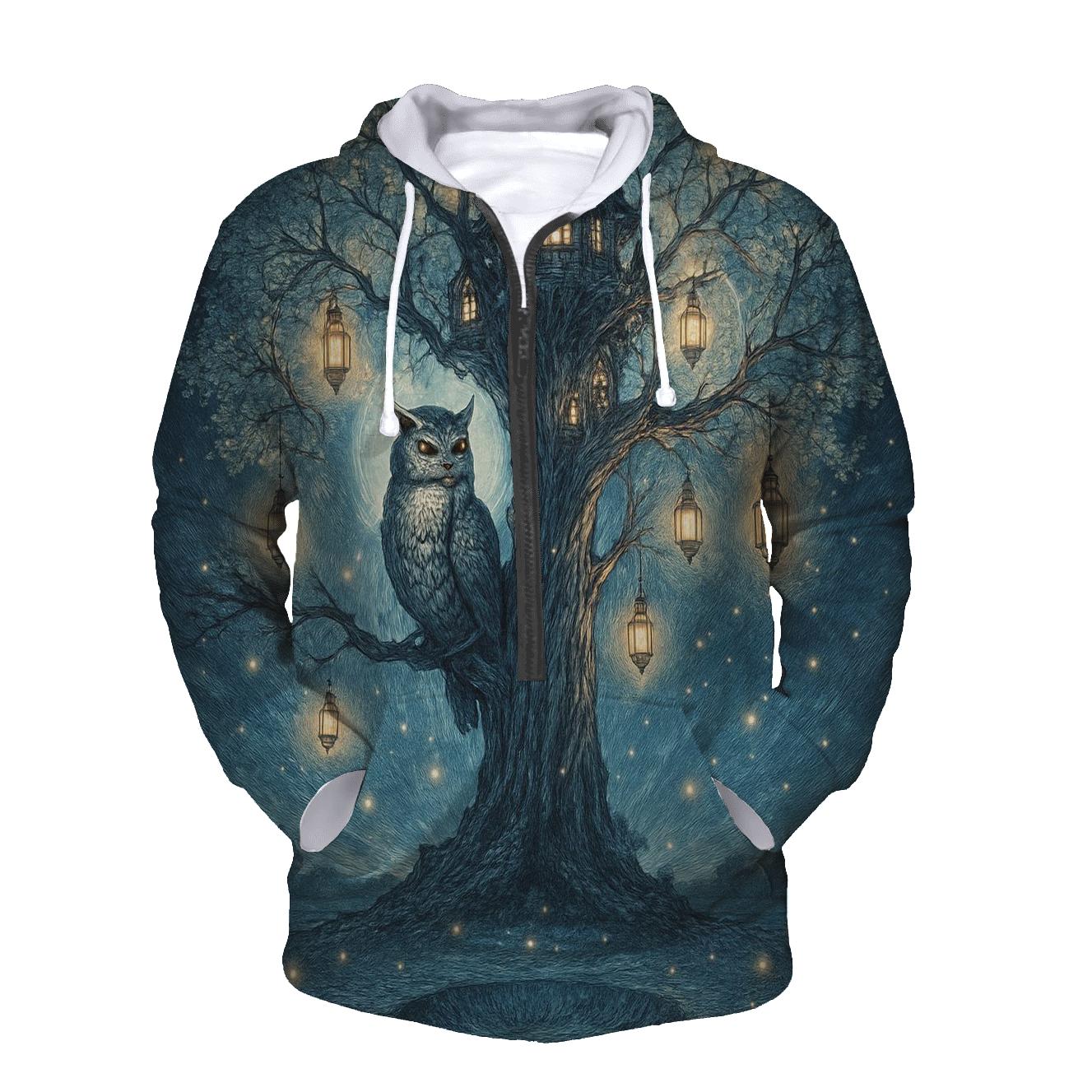 Stargazer Treehouse Sentinel embroidered hoodies