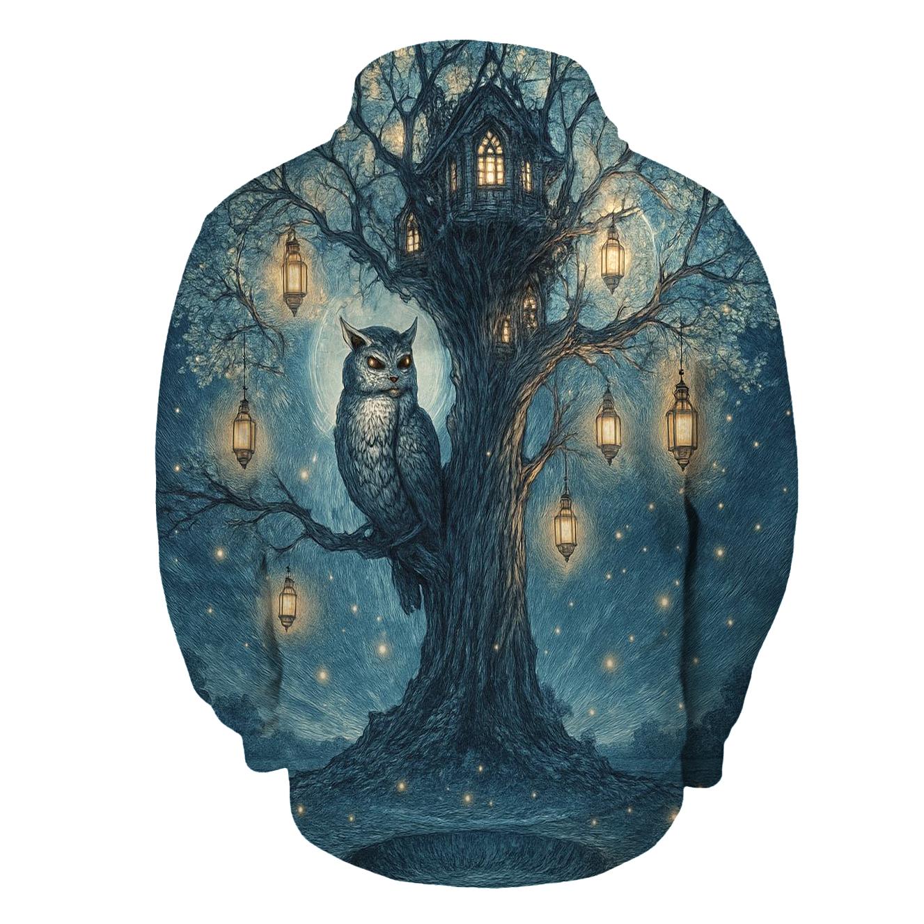 Stargazer Treehouse Sentinel embroidered hoodies