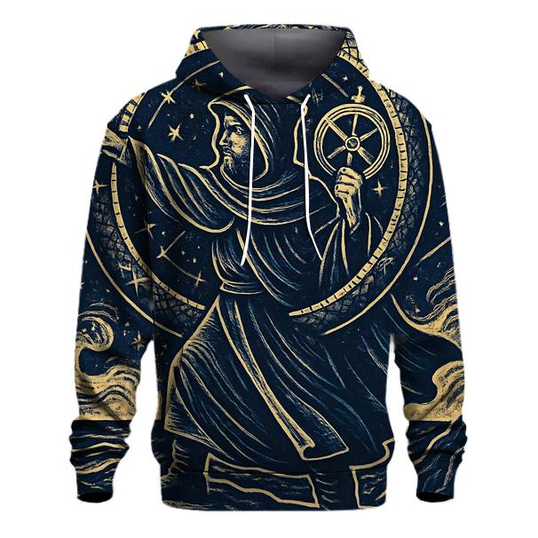 Celestial Ouroboros Navigator printed hoodies