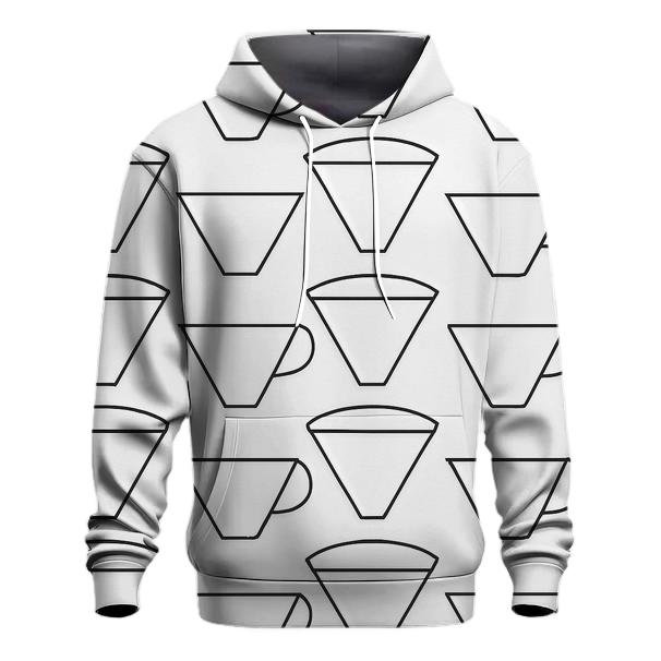Filter Grid Geometry zip-up hoodies