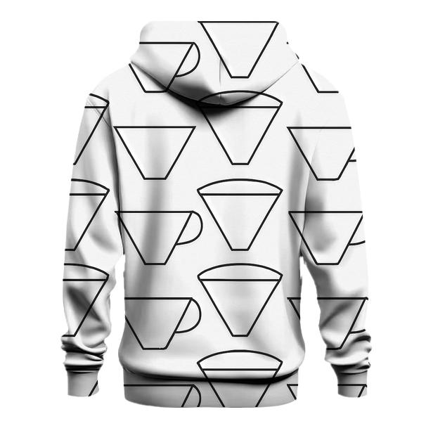Filter Grid Geometry zip-up hoodies