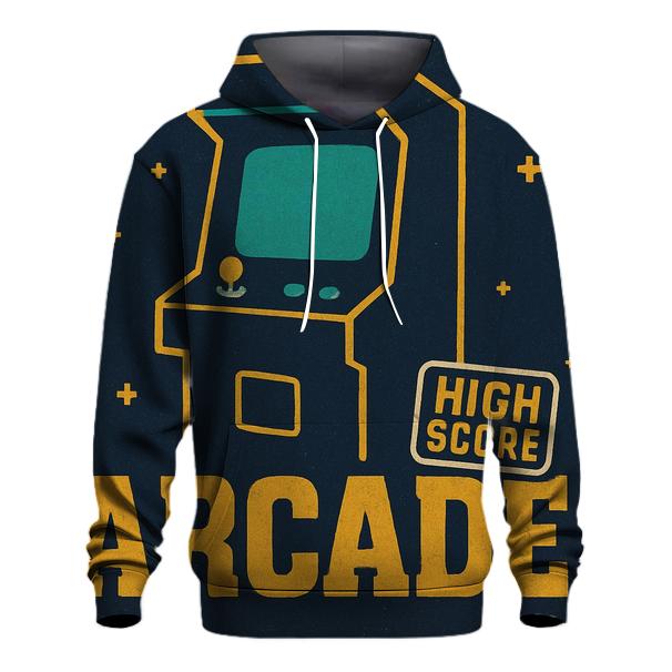 Old School Arcade Night zip-up hoodies