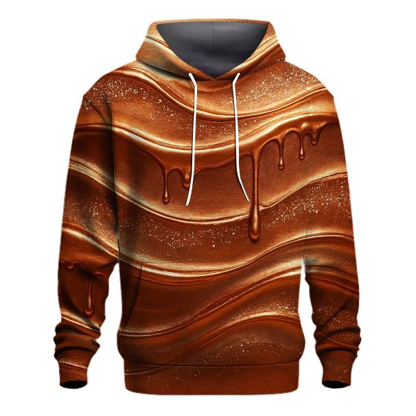 Copper Ripple Luster pullover hoodies