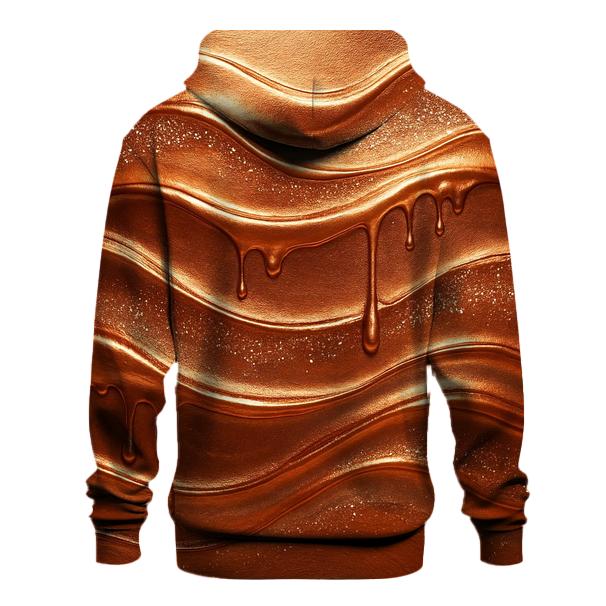Copper Ripple Luster pullover hoodies