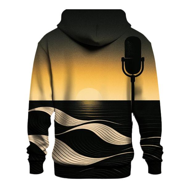 Vinyl Wave Horizon custom hoodies