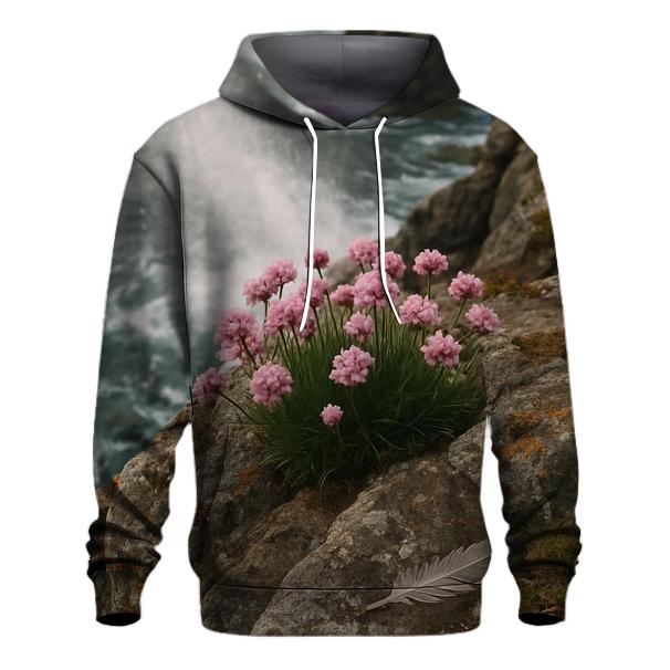 Cliffside Sea Thrift At High Tide custom hoodies