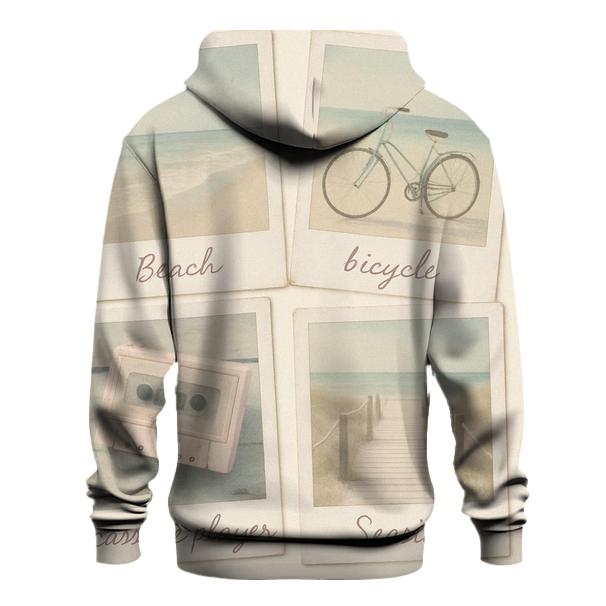 Polaroid Summer Collage graphic hoodies