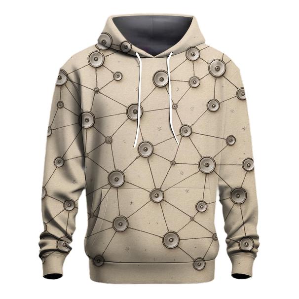 Sequin Constellation Map graphic hoodies