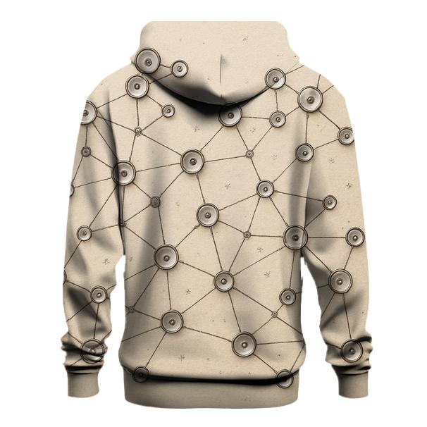 Sequin Constellation Map graphic hoodies
