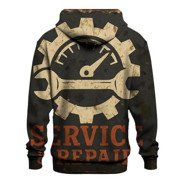 Antique Automotive Garage Sign hoodies fashion