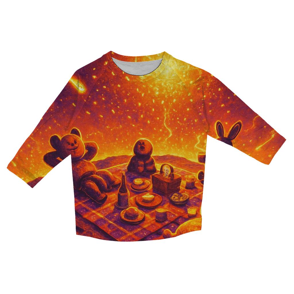 Supernova Garden Party custom 3/4 sleeve shirts