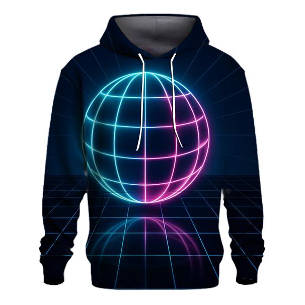 Laser Grid Sphere premium hoodies