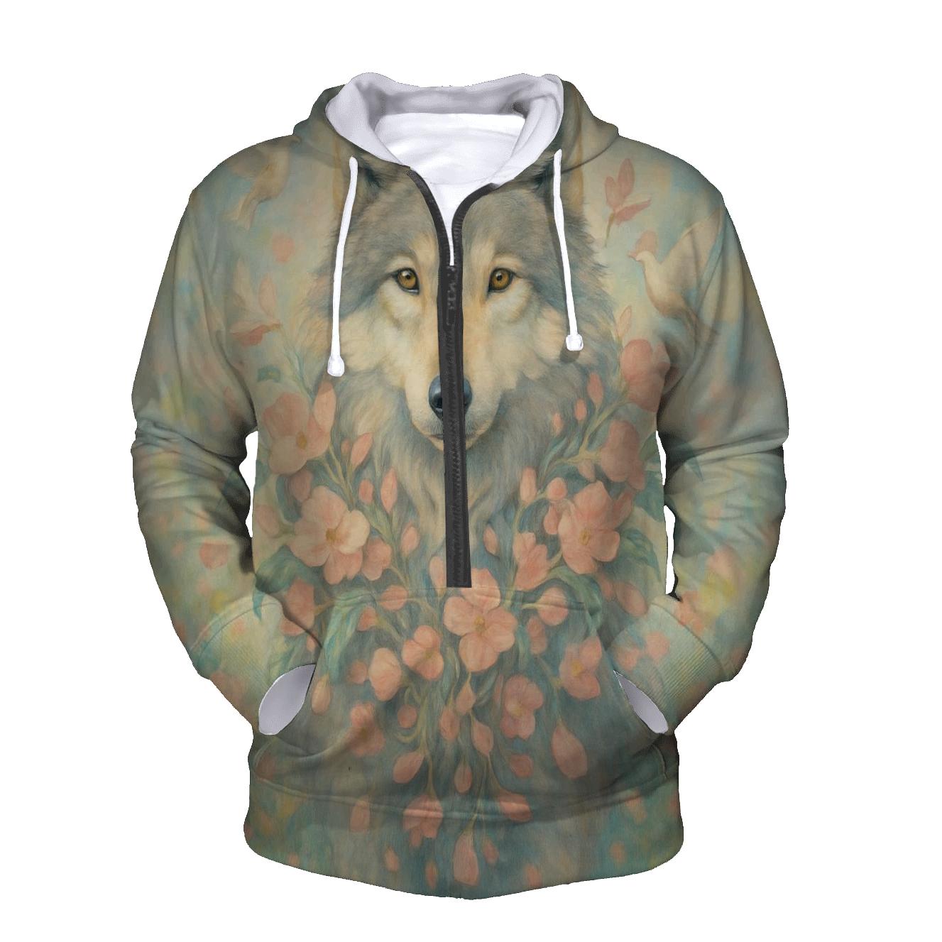 Petal Alpha embroidered hoodies